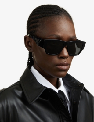 PRADA: PR 10ZS square-frame acetate sunglasses