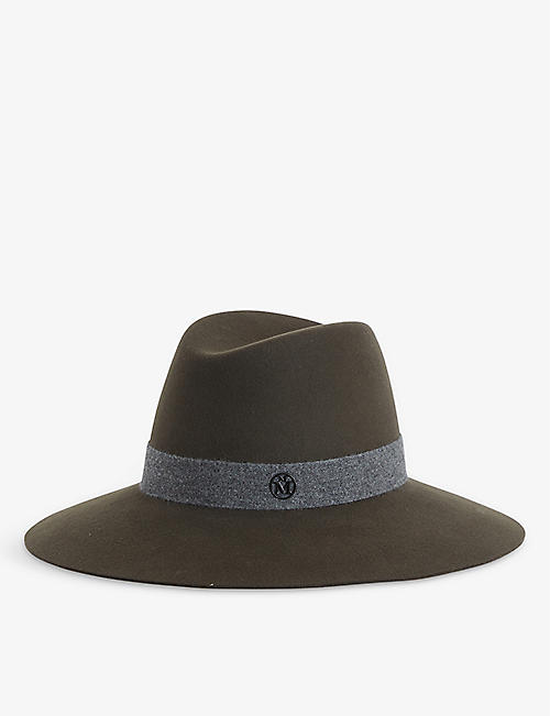 MAISON MICHEL: Kate wool-felt trilby hat