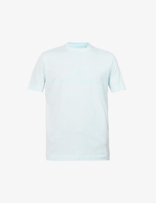 GIVENCHY: 4G logo-print slim-fit cotton-jersey T-shirt