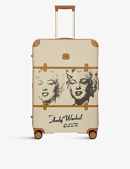 BRICS: Bric's x Andy Warhol graphic-print four-wheel suitcase 76cm