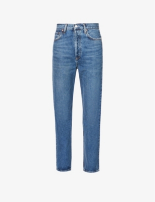 AGOLDE 90s Pinch Waist straight leg high rise jeans Selfridges