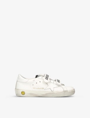 Golden Goose Kids'  Boys White Leather Sneakers