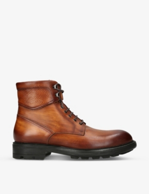 MAGNANNI Marcelo lace up leather ankle boots Selfridges