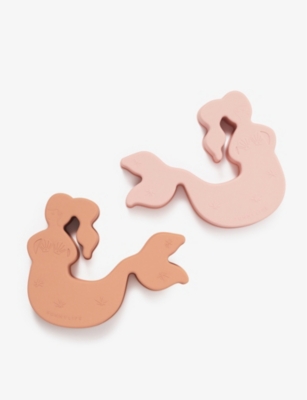 SUNNYLIFE: Circus mermaid-shaped silicone scoop toys set of two