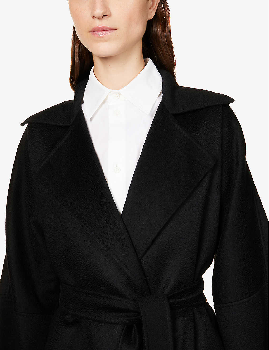MAX MARA Jerry belted notch-lapel cashmere coat