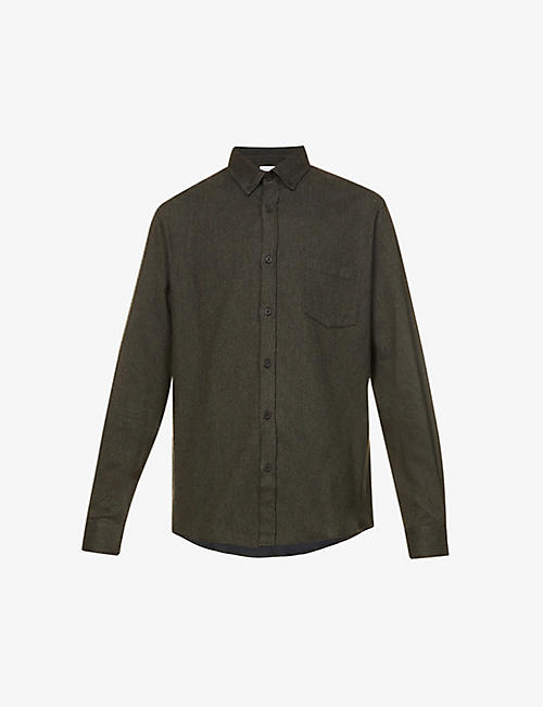 SUNSPEL: Casual pocket-detail cotton shirt