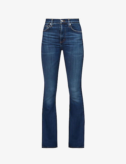 CITIZENS OF HUMANITY: Lilah slim-fit high-rise flared-leg stretch-denim jeans