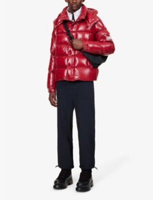 MONCLER Maya 70 boxy-fit logo-appliqué shell-down jacket