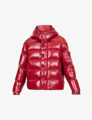 MONCLER Maya 70 boxy-fit logo-appliqué shell-down jacket