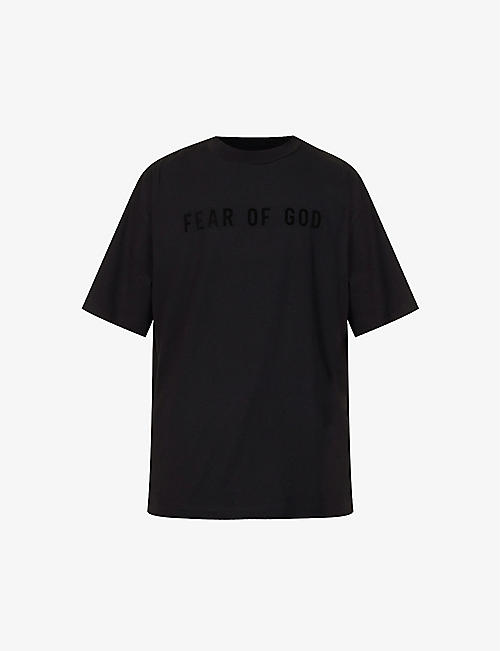 FEAR OF GOD: Logo-appliqué relaxed-fit cotton-jersey T-shirt