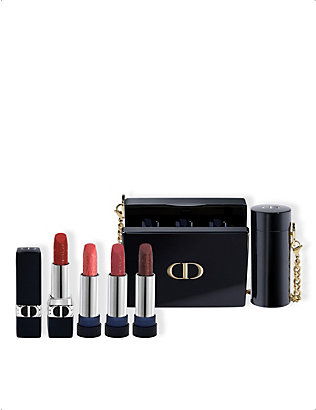 DIOR: The Atelier of Dreams Lipstick Collection Rouge Dior Minaudiere and lipstick holder limited-edition set