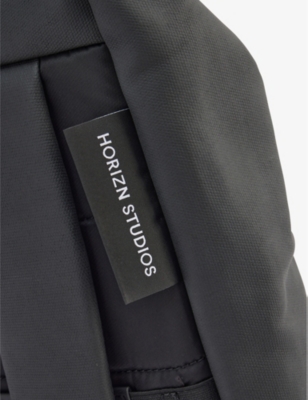 Horizn Studios Womens All Black Sofo Rolltop Recycled Cotton And Recycled Polyester-blend Backpack In All Black