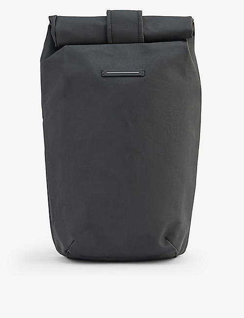 HORIZN STUDIOS: SoFo rolltop recycled cotton and recycled polyester-blend backpack