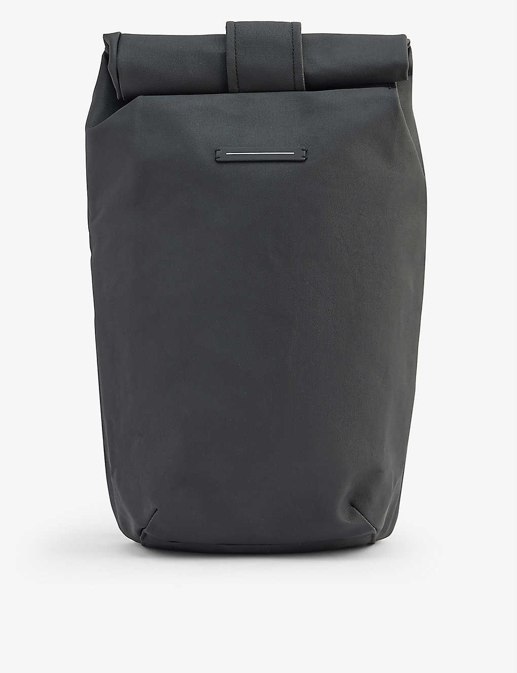 Horizn Studios Womens All Black Sofo Rolltop Recycled Cotton And Recycled Polyester-blend Backpack