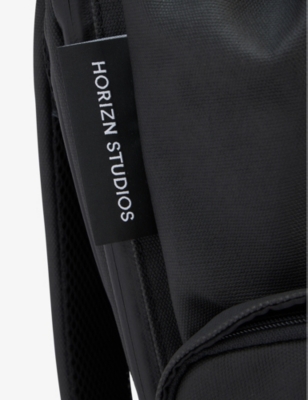 Shop Horizn Studios Womens All Black Sofo Recycled Cotton And Recycled Polyester-blend Backpack