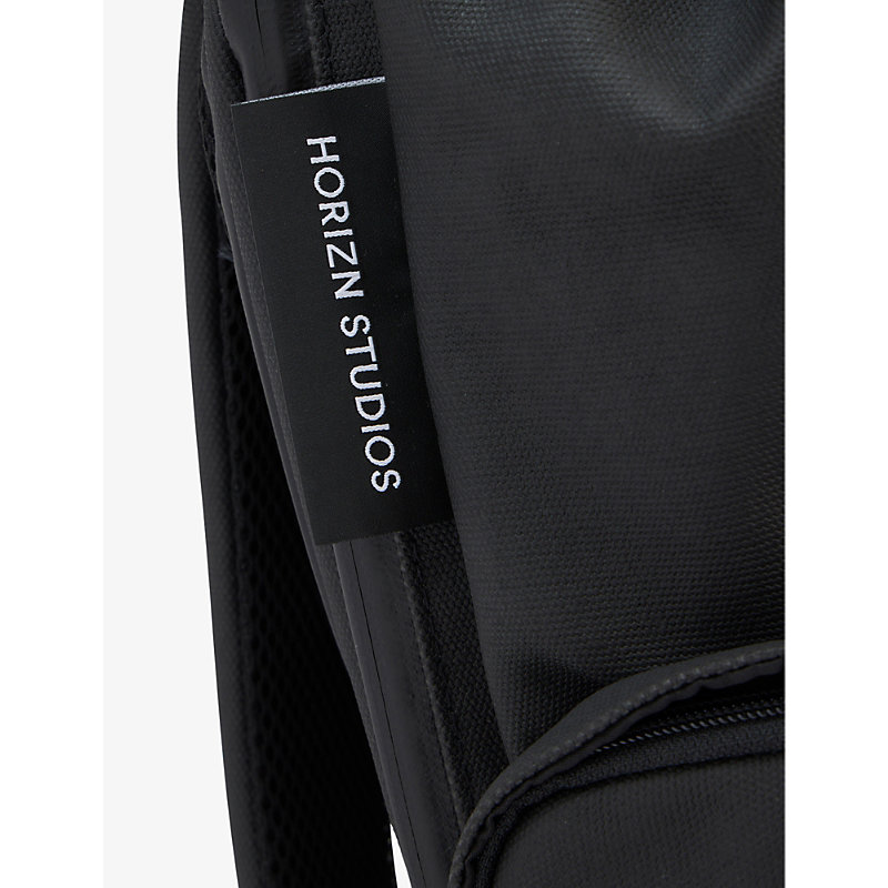 Shop Horizn Studios Womens All Black Sofo Recycled Cotton And Recycled Polyester-blend Backpack