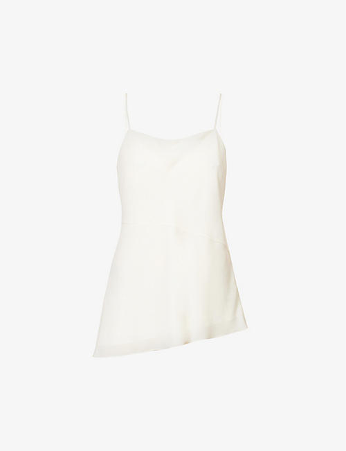 THEORY: Draped woven camisole top