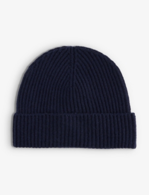 JOHNSTONS: Ribbed-knit cashmere beanie