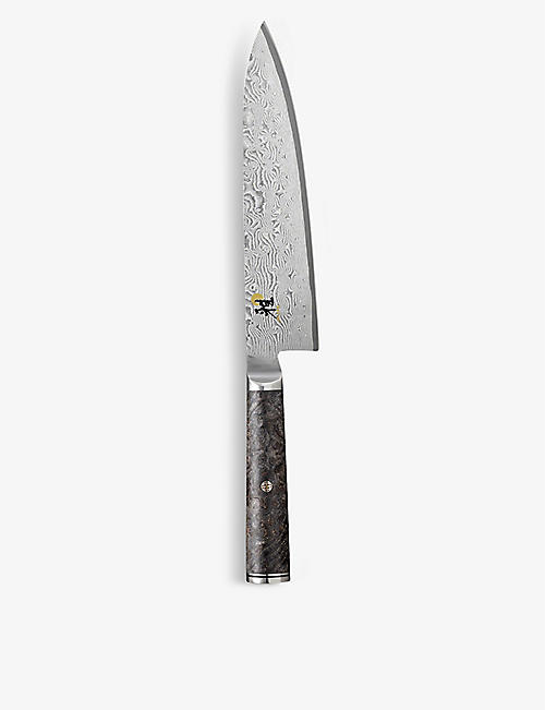 MIYABI: Gyutoh 5000MCD stainless-steel and ash wood knife 20cm