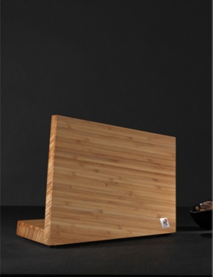 MIYABI GRAINED 5-SLOT WOODEN KNIFE BLOCK 42.5CM