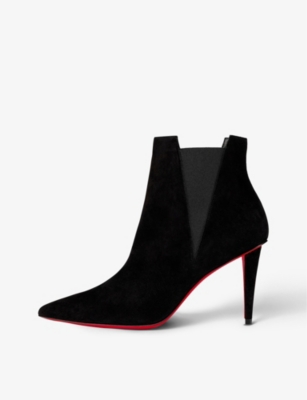 CHRISTIAN LOUBOUTIN Astribooty 85 suede heeled ankle boots