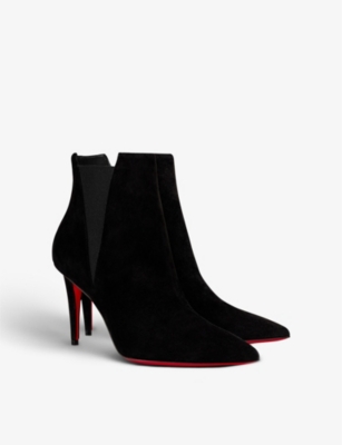 CHRISTIAN LOUBOUTIN Astribooty 85 suede heeled ankle boots