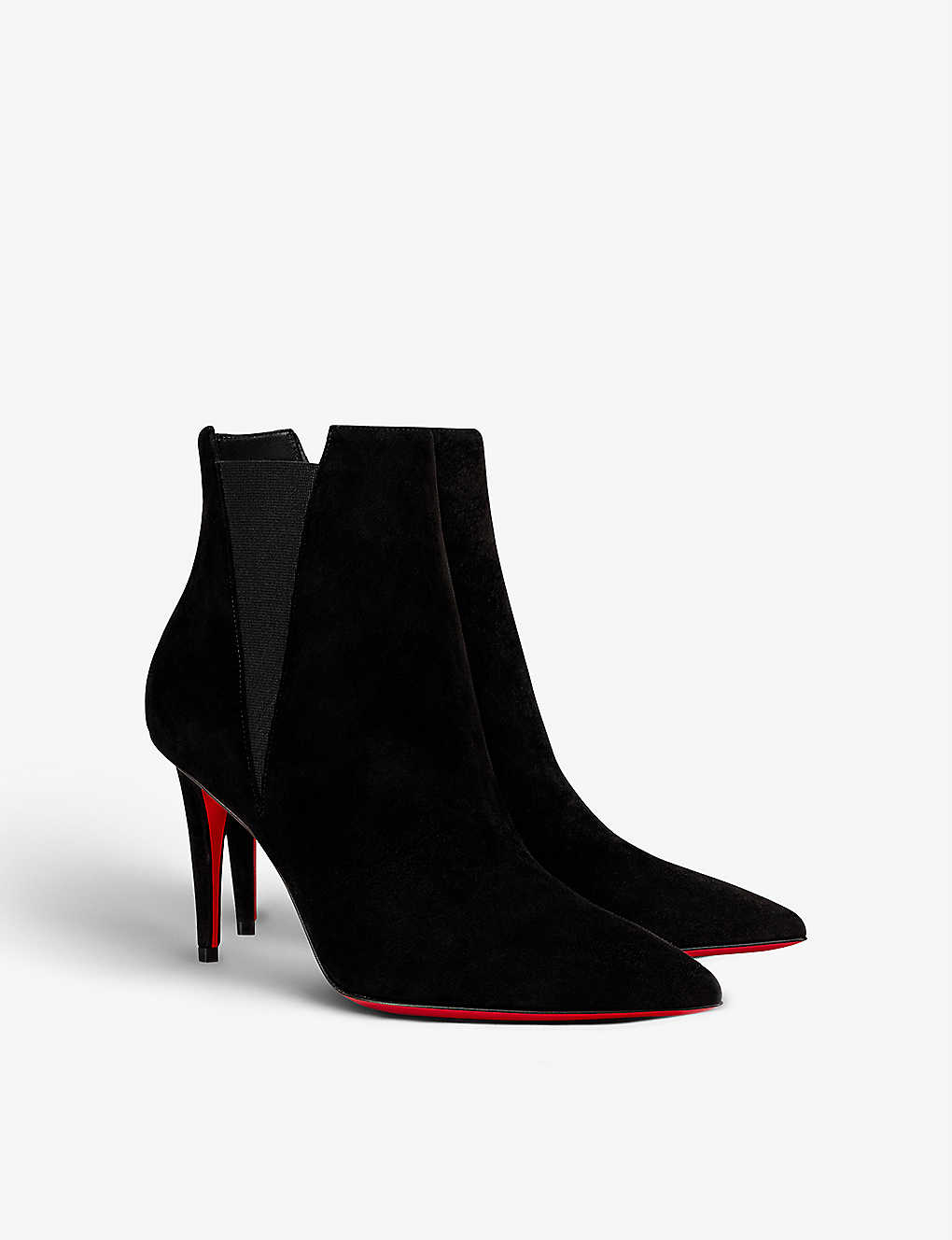 CHRISTIAN LOUBOUTIN Astribooty 85 suede heeled ankle boots