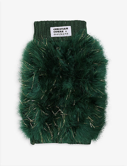 MAXBONE: maxbone x Christian Cowan fluffy knitted dog jumper