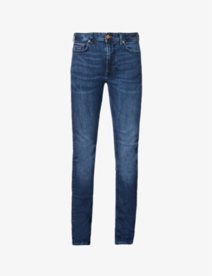 TOMMY HILFIGER: Bleecker slim-fit stretch-denim jeans
