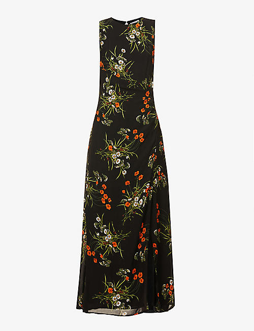 REFORMATION: Ledger floral-print woven midi dress