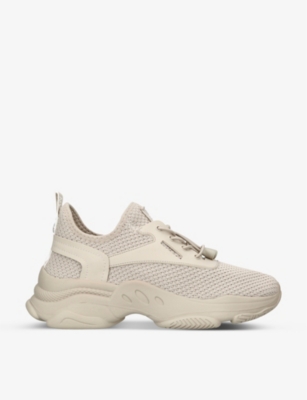 STEVE MADDEN: Match-E raised-sole woven trainers