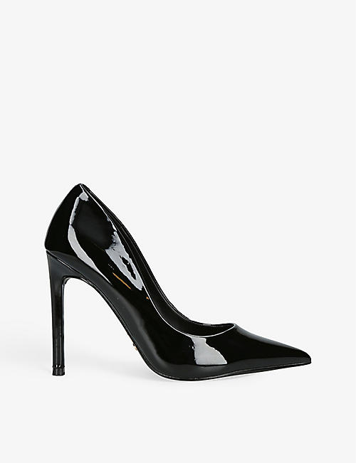 STEVE MADDEN: Vaze faux patent-leather courts
