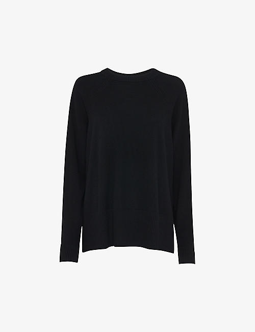 WHISTLES: Ultimate crew-neck relaxed-fit cashmere jumper