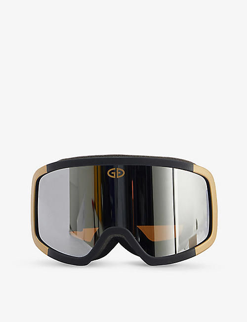 GOLDBERGH: Eyecatcher tinted-lens woven ski goggles