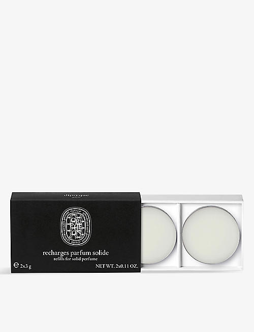 DIPTYQUE: Orphéon solid perfume refill 3g pack of two