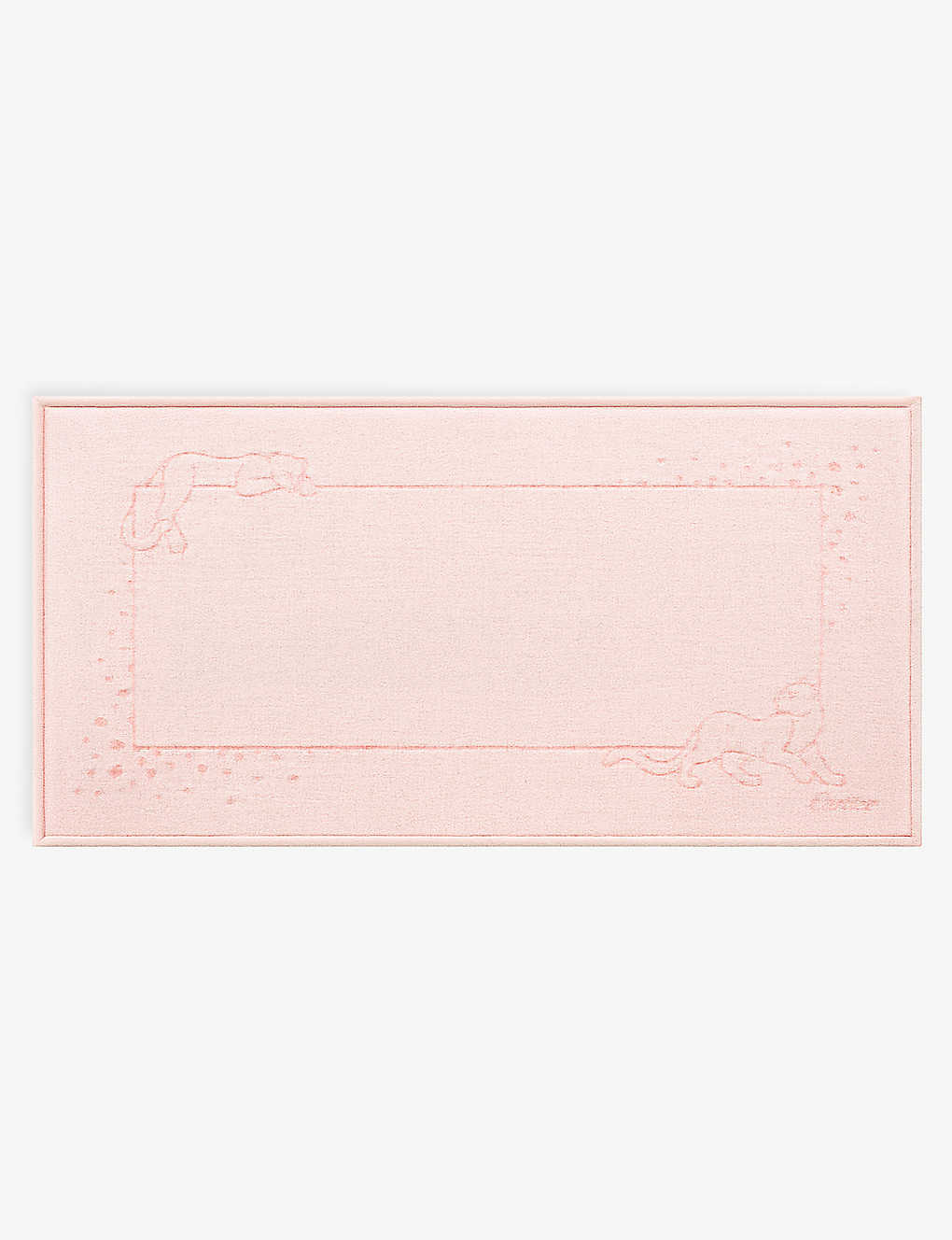 Cartier Pink Baby Panthere Cashmere Blanket 117 X 68cm
