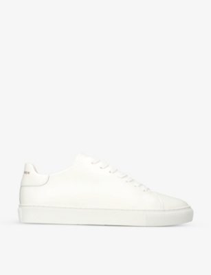 KURT GEIGER LONDON: Lennon logo-embossed  leather low-top trainers