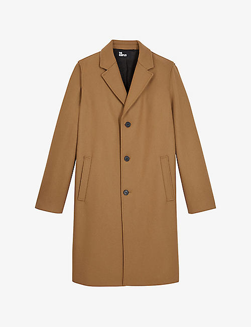 THE KOOPLES: Notched-collar single-breasted wool coat