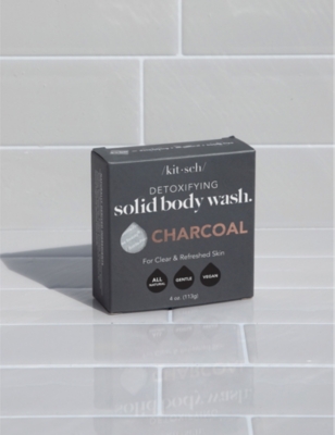 KITSCH: Charcoal Detoxifying body wash bar 113g