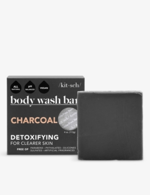 KITSCH: Charcoal Detoxifying body wash bar 113g