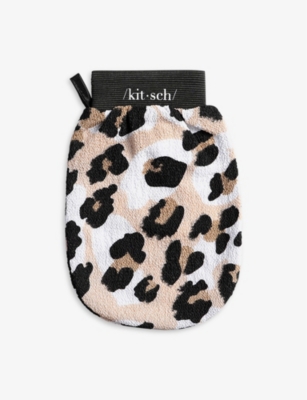 Kitsch Leopard Eco-friendly Exfoliating Glove