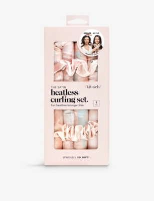 KITSCH: Satin heatless curling set