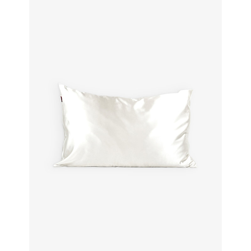 Kitsch Ivory Satin Pillowcase 66cm X 48cm