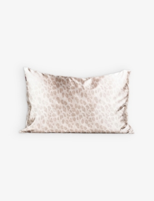 Kitsch Leopard Leopard-print Satin Pillowcase 66cm X 48cm