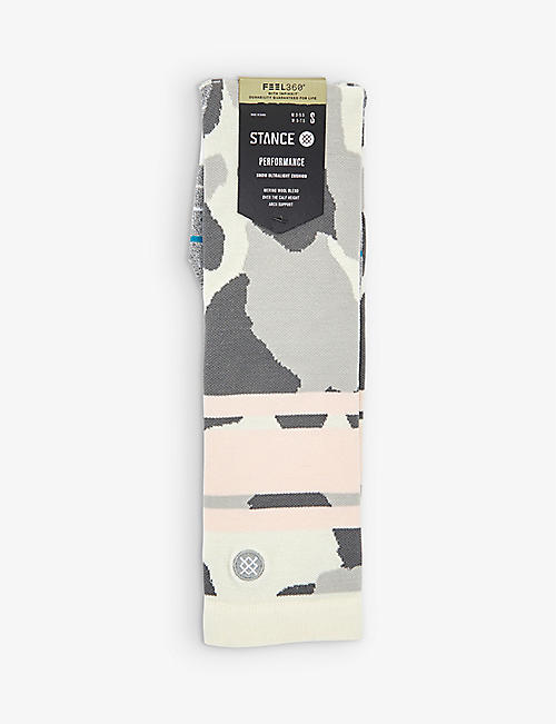 STANCE: Sargent abstract-print knitted socks