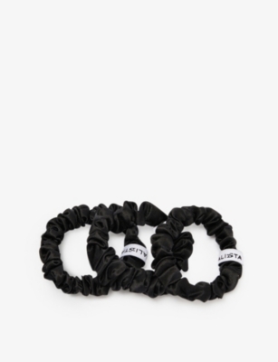 The Hair Cloud small silk scrunchies set of three