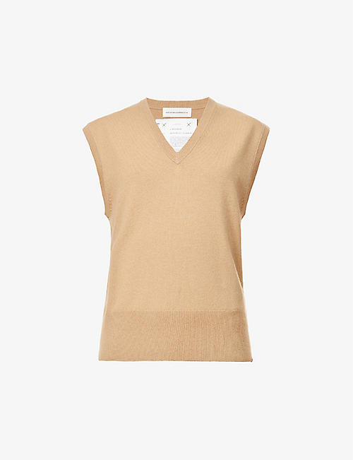 EXTREME CASHMERE: Spencer sleeveless cashmere-blend jumper