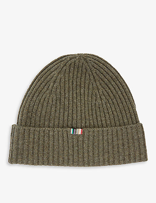 EXTREME CASHMERE: N.48 logo-embroidered stretch-cashmere blend beanie