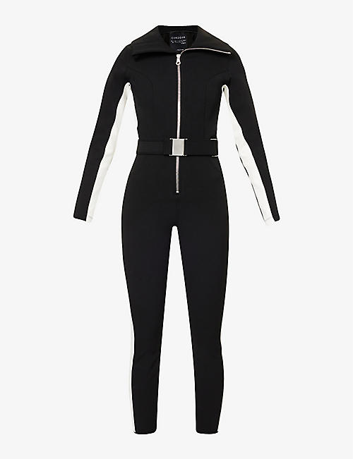 CORDOVA: Sig funnel-neck stretch-woven ski suit