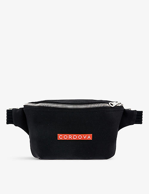 CORDOVA: Logo-patch woven belt bag